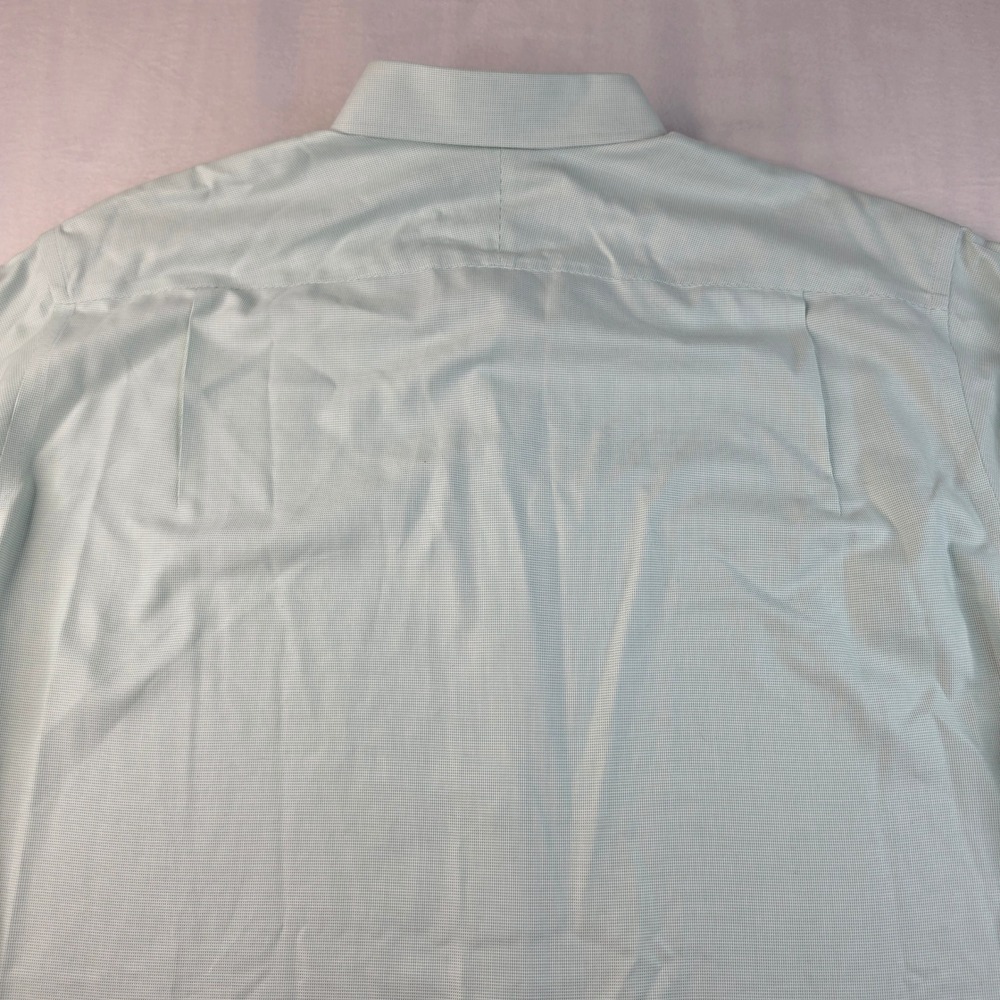 Charles Tyrwhitt French Cuff Dress Shirt Mens 19/37 Mint Green Classic Fit - Picture 7 of 7